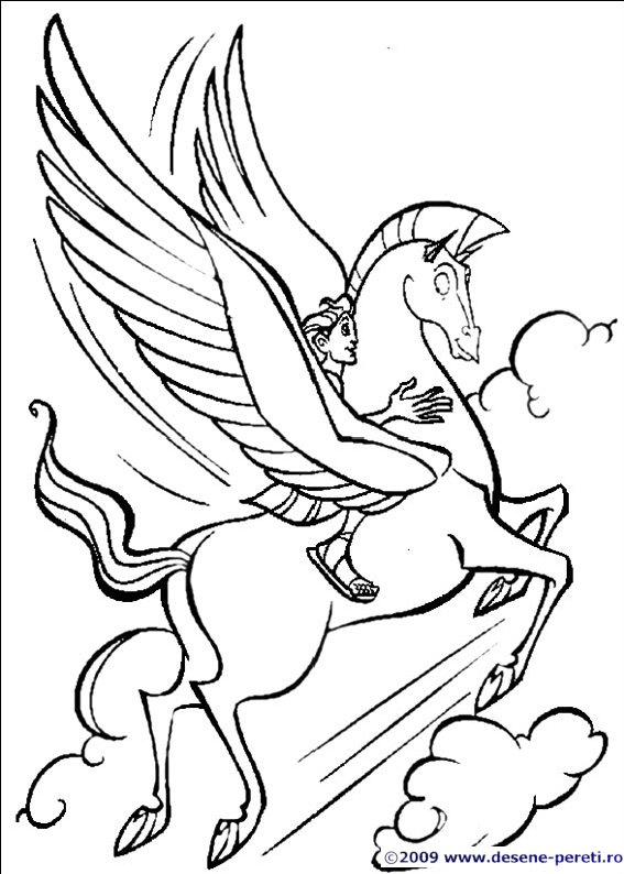 hercules desene colorat